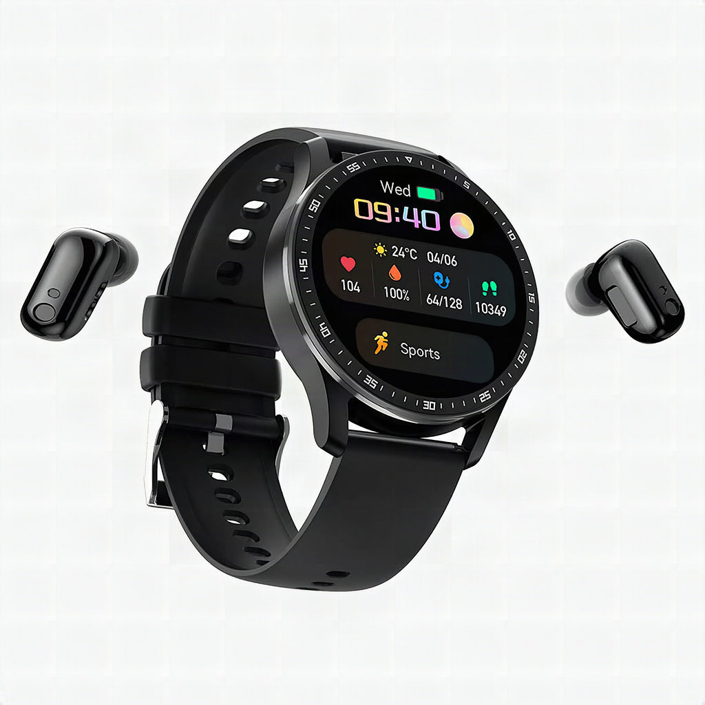 Smartwatch SmartLink con auriculares inalámbricos integrados