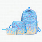 Mochila estampada impermeable de 56–75 L