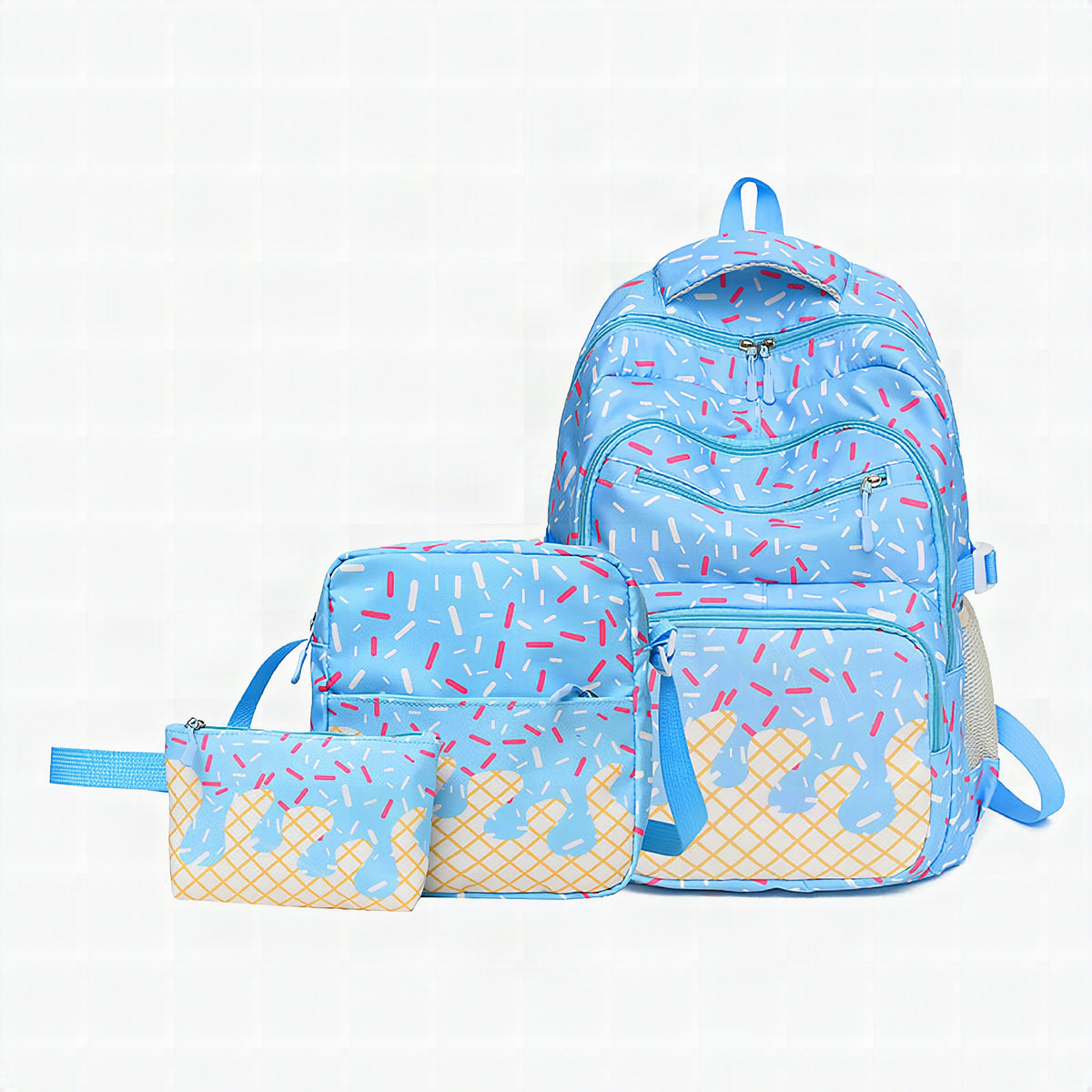 Mochila estampada impermeable de 56–75 L