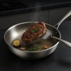 Sartén Premium de Titanio Martillado – Sin revestimiento, compatible con inducción y todas las cocinas