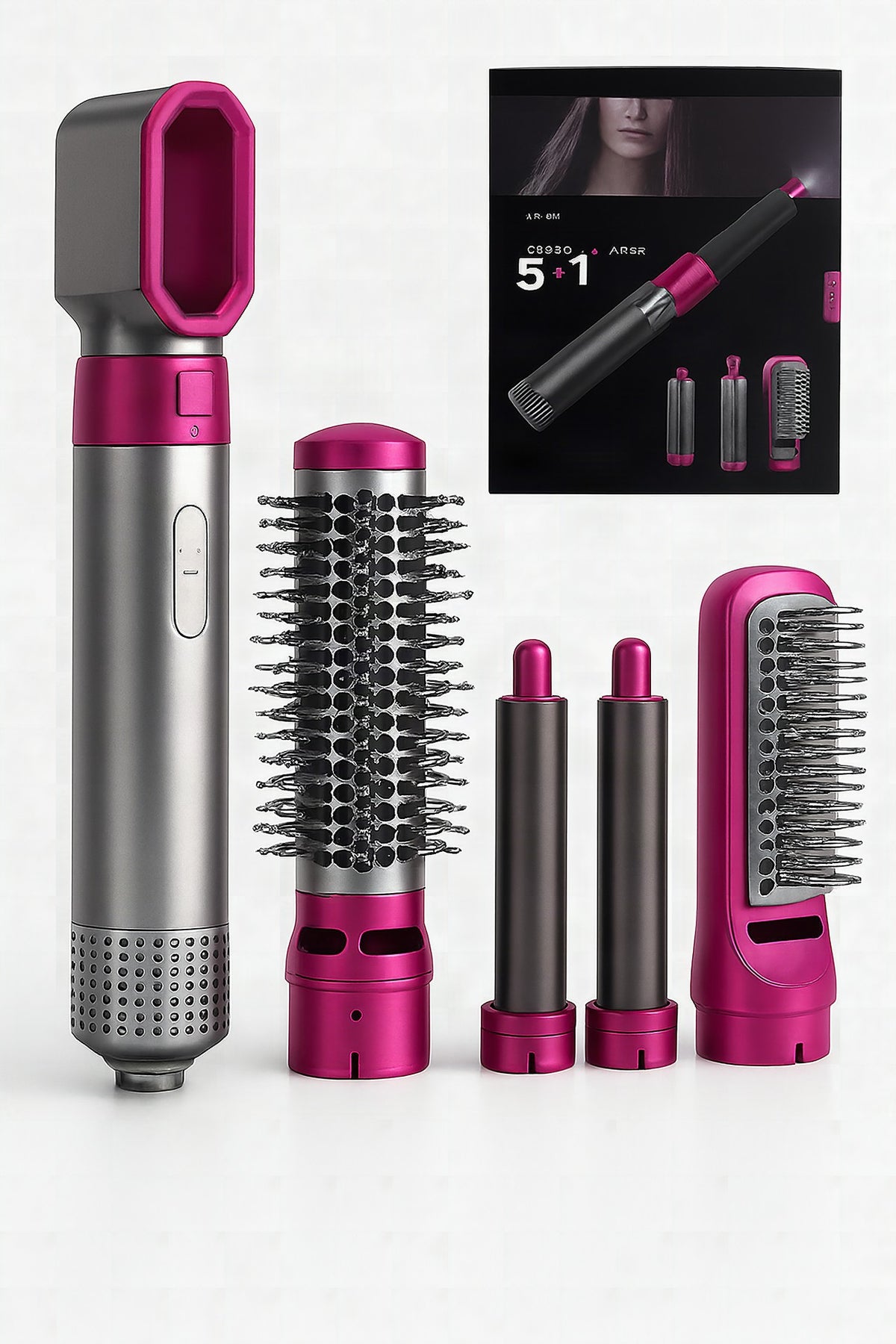Moldeador de pelo 5 en 1 con tecnología de calor avanzada