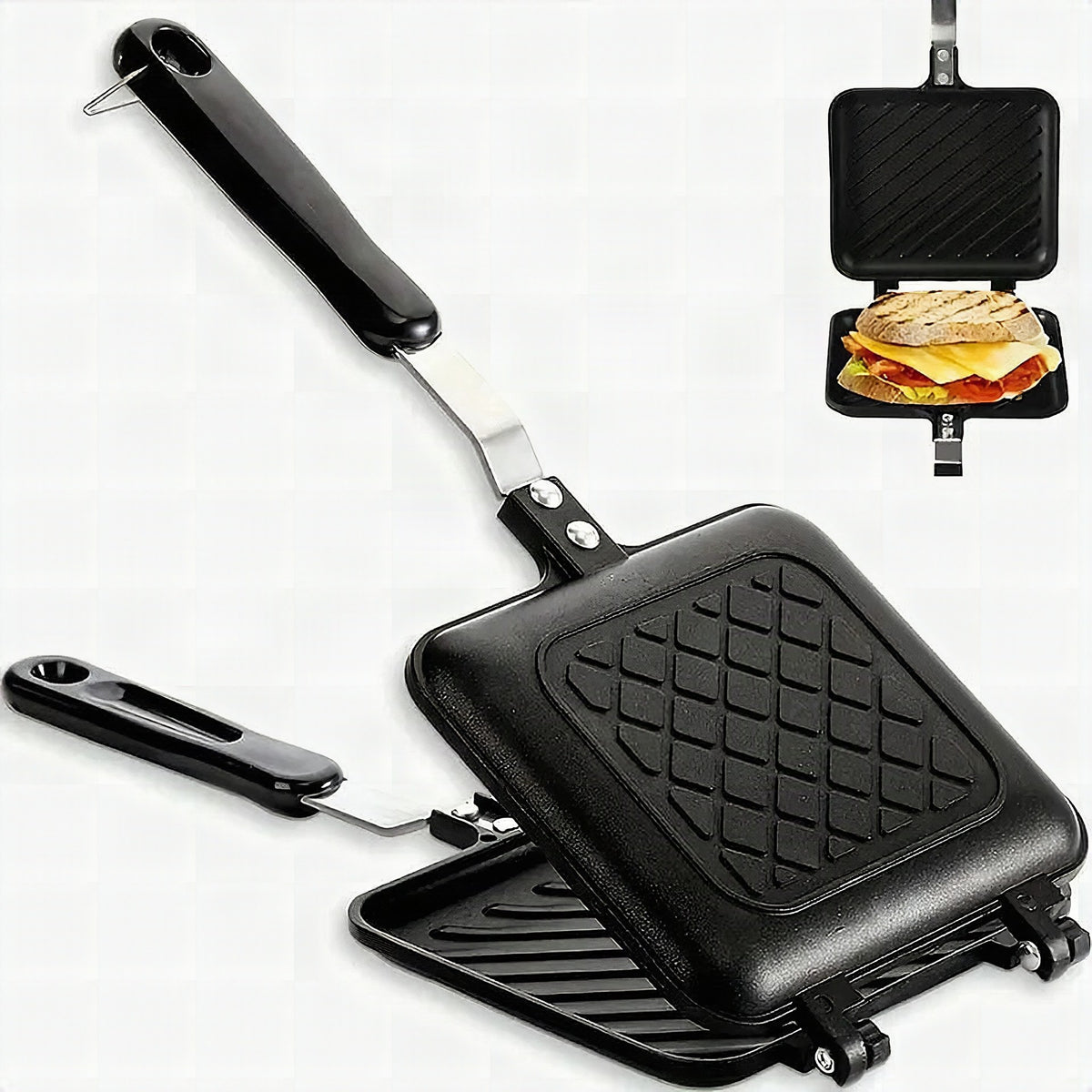 Sandwichera para camping antiadherente – Perfecta para cocinar al aire libre