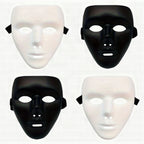 Máscara de plástico Anonymous para hombre — Disfraz completo de Halloween