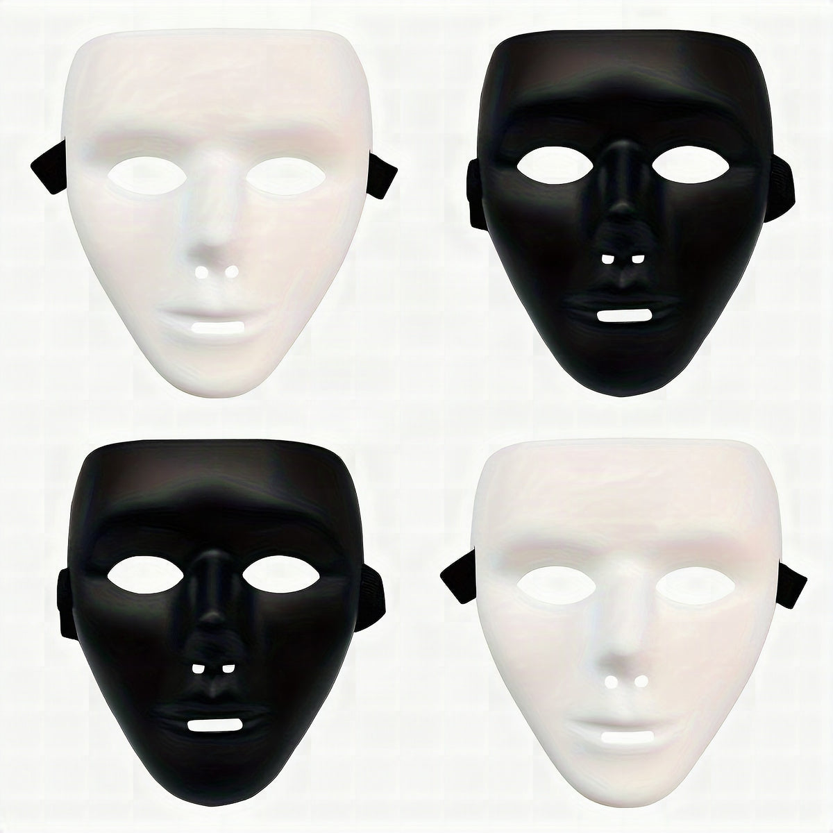 Máscara de plástico Anonymous para hombre — Disfraz completo de Halloween