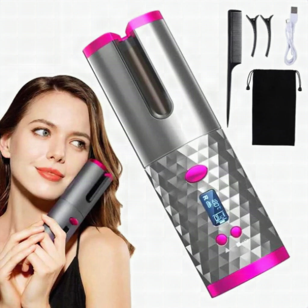 Rizador automático inalámbrico para rizos perfectos