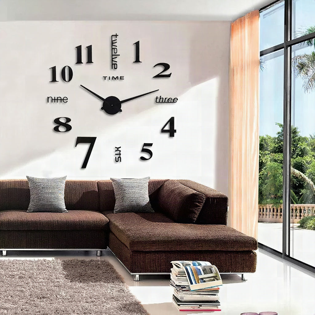 Reloj de pared 3D moderno