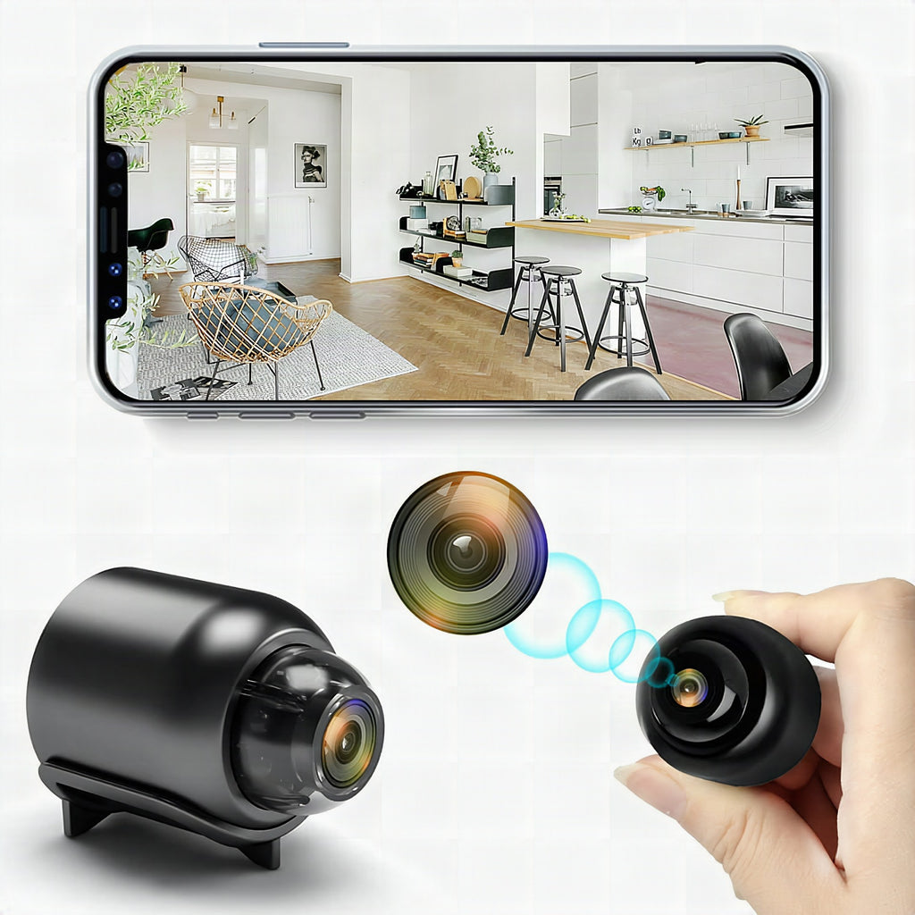 Cámara de seguridad interior mini WiFi inalámbrica