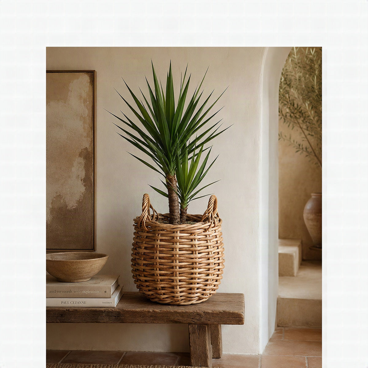 Cesta de almacenaje decorativa