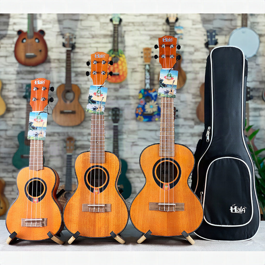 Ukelele de viaje de 21 pulgadas