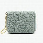 Monedero elegante con diseño floral