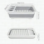 Escurridor plegable TrockniQ con drenaje de agua