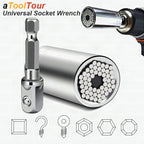 Llave de vaso universal adaptable para taladro y carraca
