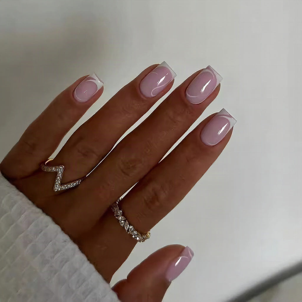 Manicura francesa artística