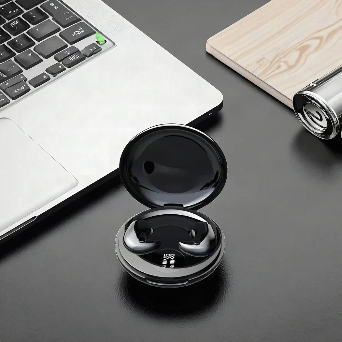 Auriculares Bluetooth inalámbricos con estuche de carga