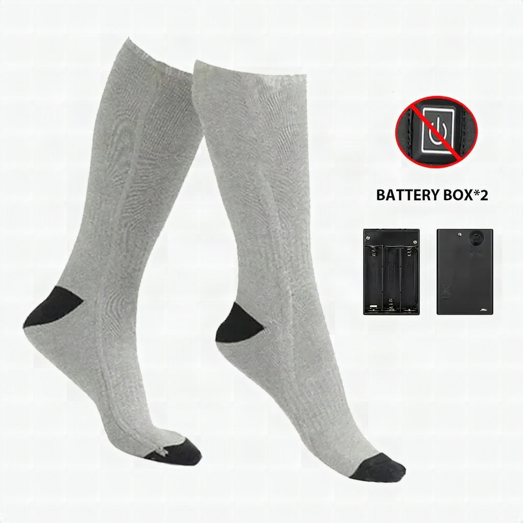 Calcetines térmicos recargables HeatWear con caja de batería