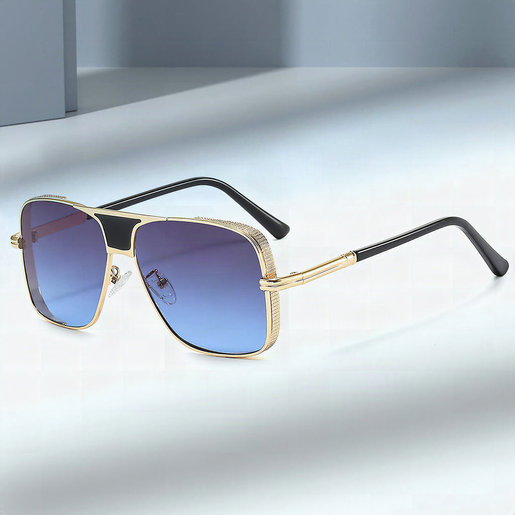 Gafas de sol elegantes con montura oversize moderna para mujer