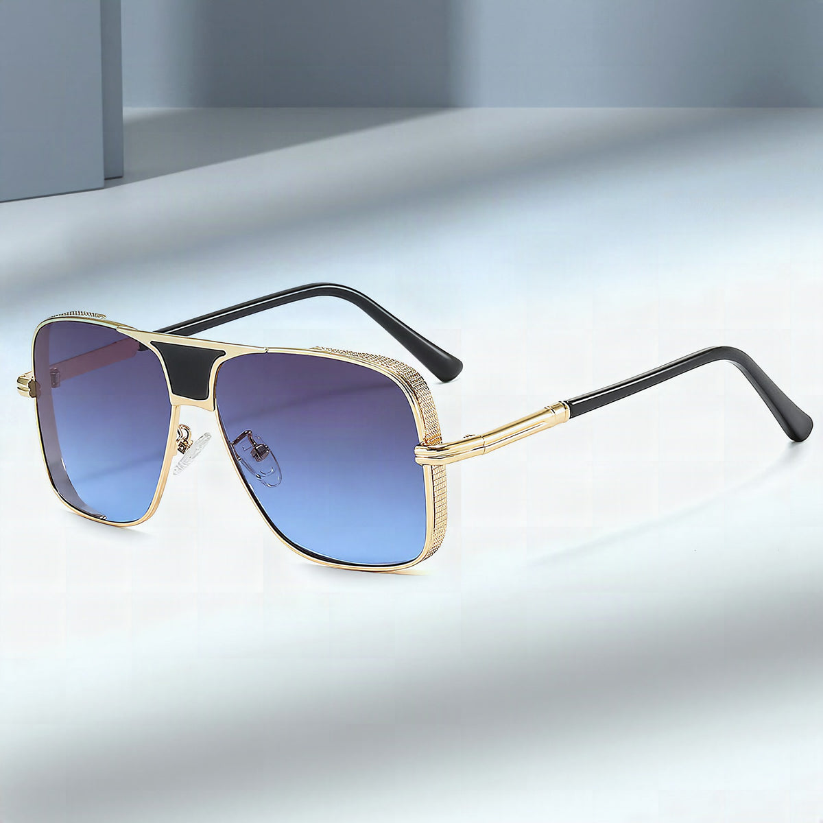 Gafas de sol elegantes con montura oversize moderna para mujer