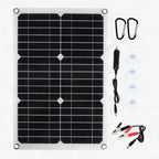 Panel solar flexible SolaVibe 1200 W con controlador de carga 100 A y doble USB