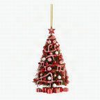 Colgante decorativo de árbol de Navidad en acrílico
