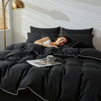 Juego de sábanas premium suaves para cama doble, Queen y King