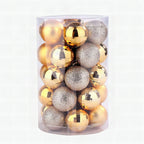 Set de 34 bolas de Navidad de 4 cm para decorar el árbol