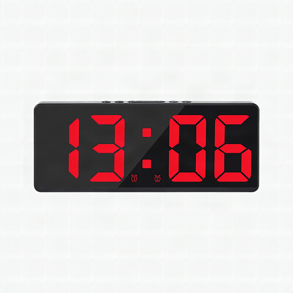 Reloj despertador LED inteligente con control por voz