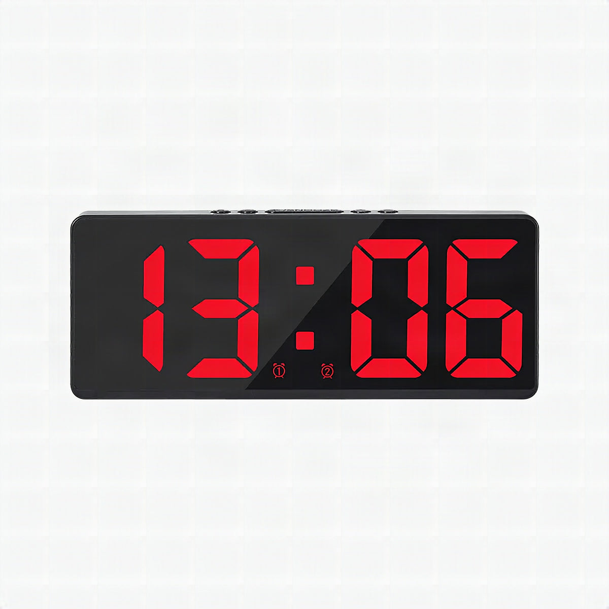 Reloj despertador LED inteligente con control por voz