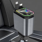 Cargador de coche con luz de estrellas