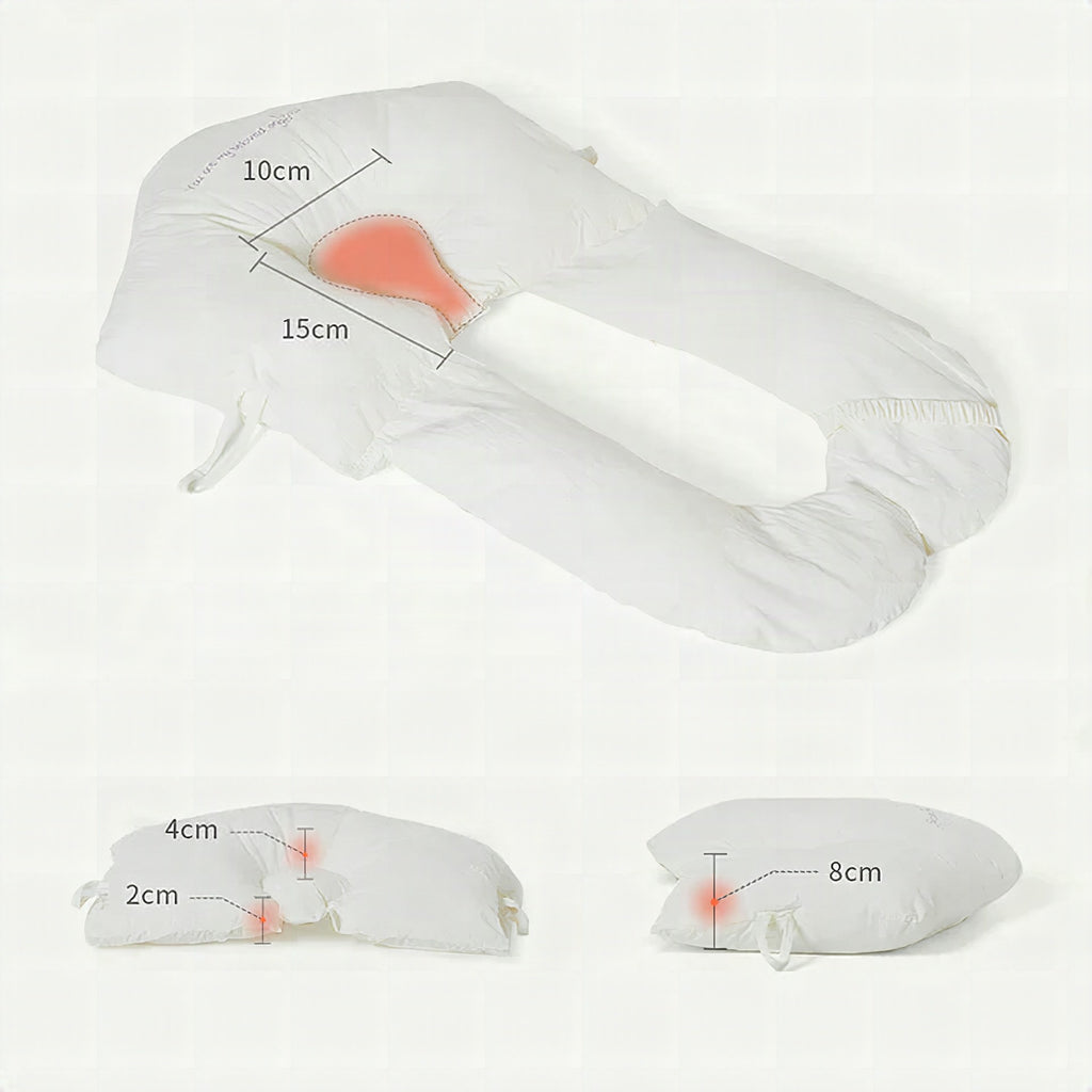Cojín ergonómico de descanso para bebés ORNISHOP en ambiente de habitación infantil