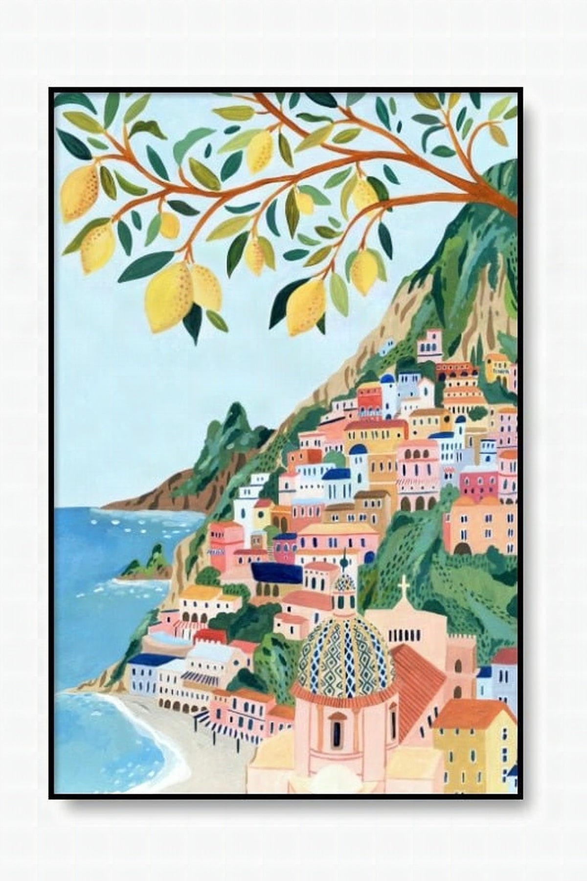 Póster decorativo de lienzo