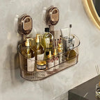 Organizador de baño de cristal elegante