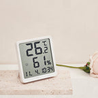 Termohigrómetro digital con pantalla meteorológica