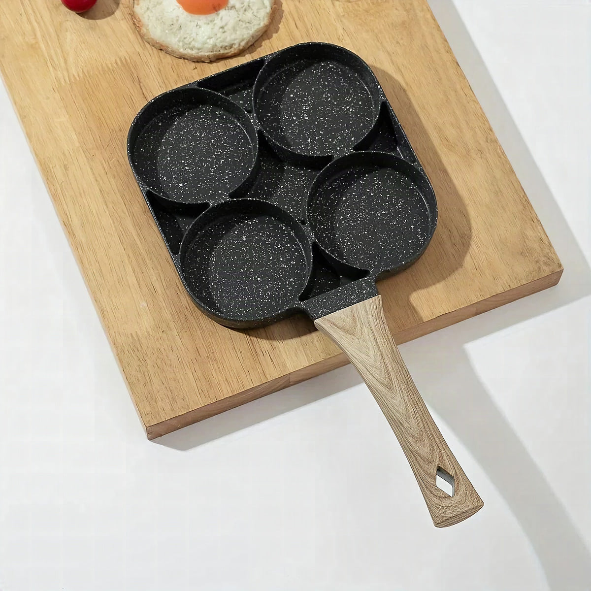 Sartén antiadherente para tortillas ChefVerra de 4 huecos
