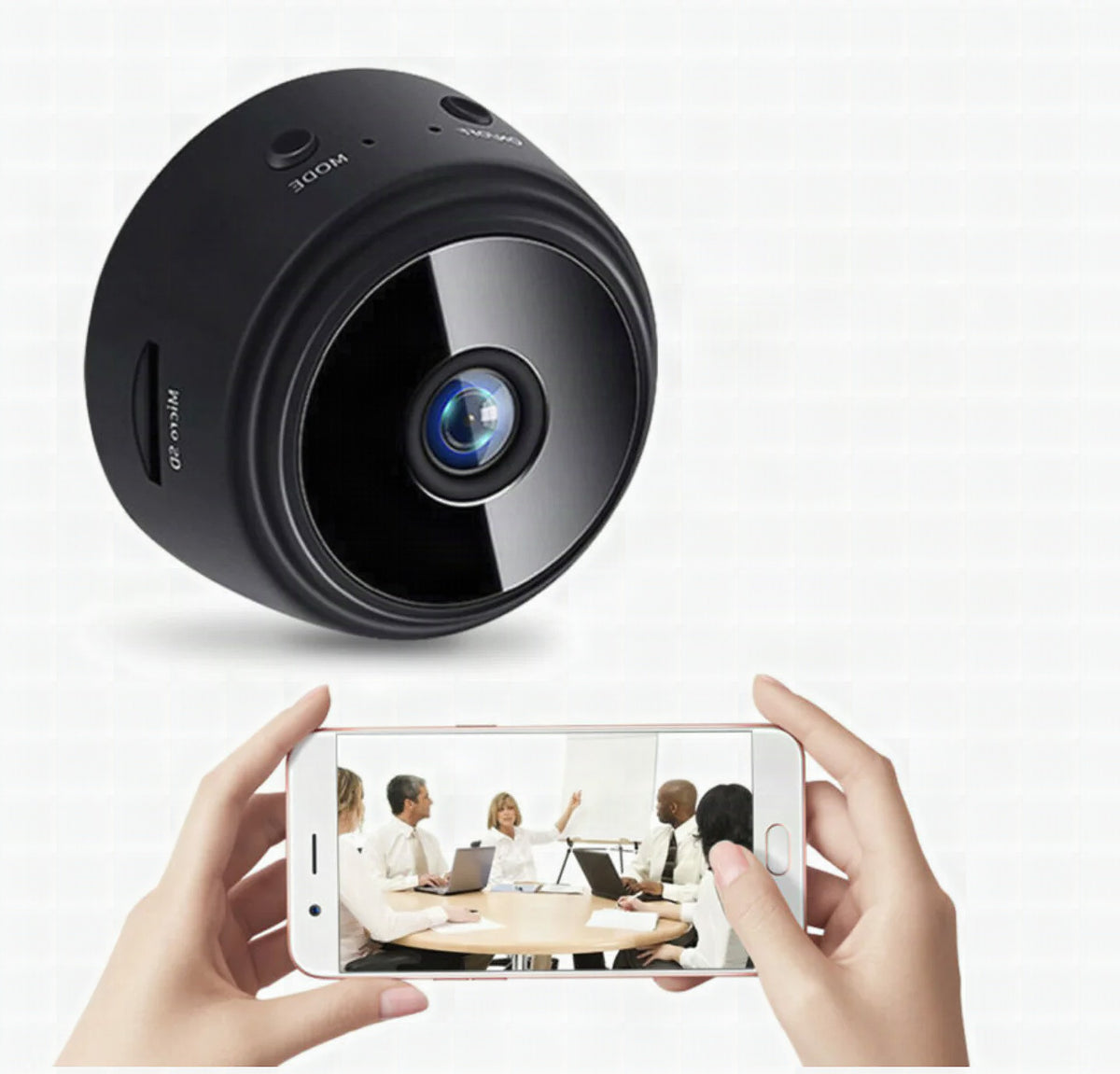 Cámara de seguridad inalámbrica SecureVision Pro con visión nocturna