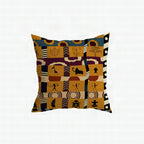 Cojín decorativo con estampado africano