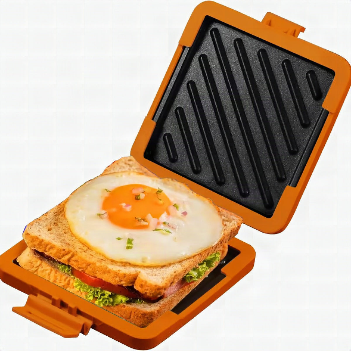 Sandwichera para microondas con placas antiadherentes