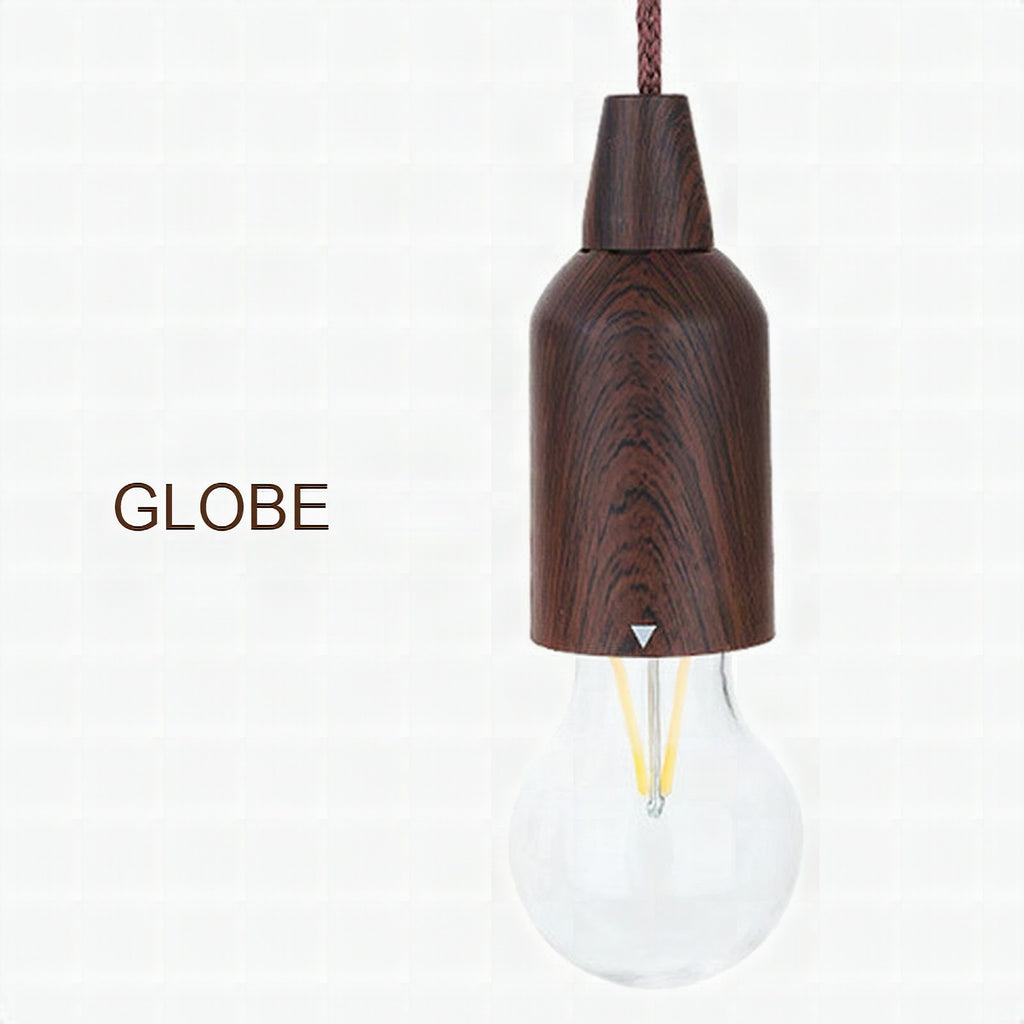 Bombilla LED recargable minimalista para exterior, camping, porche y jardín