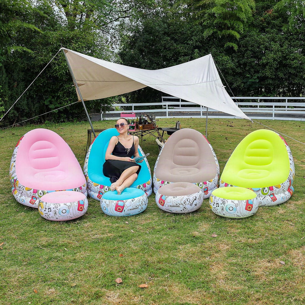 Tumbona hinchable multifuncional para mujer