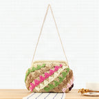 Bolso de mano con diseño trenzado creativo
