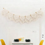 Guirnalda decorativa de macramé para pared