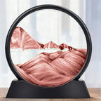 Reloj de arena 3D con paisajes marinos – Arte decorativo relajante