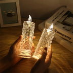 Vela LED LumaGlow con luz parpadeante