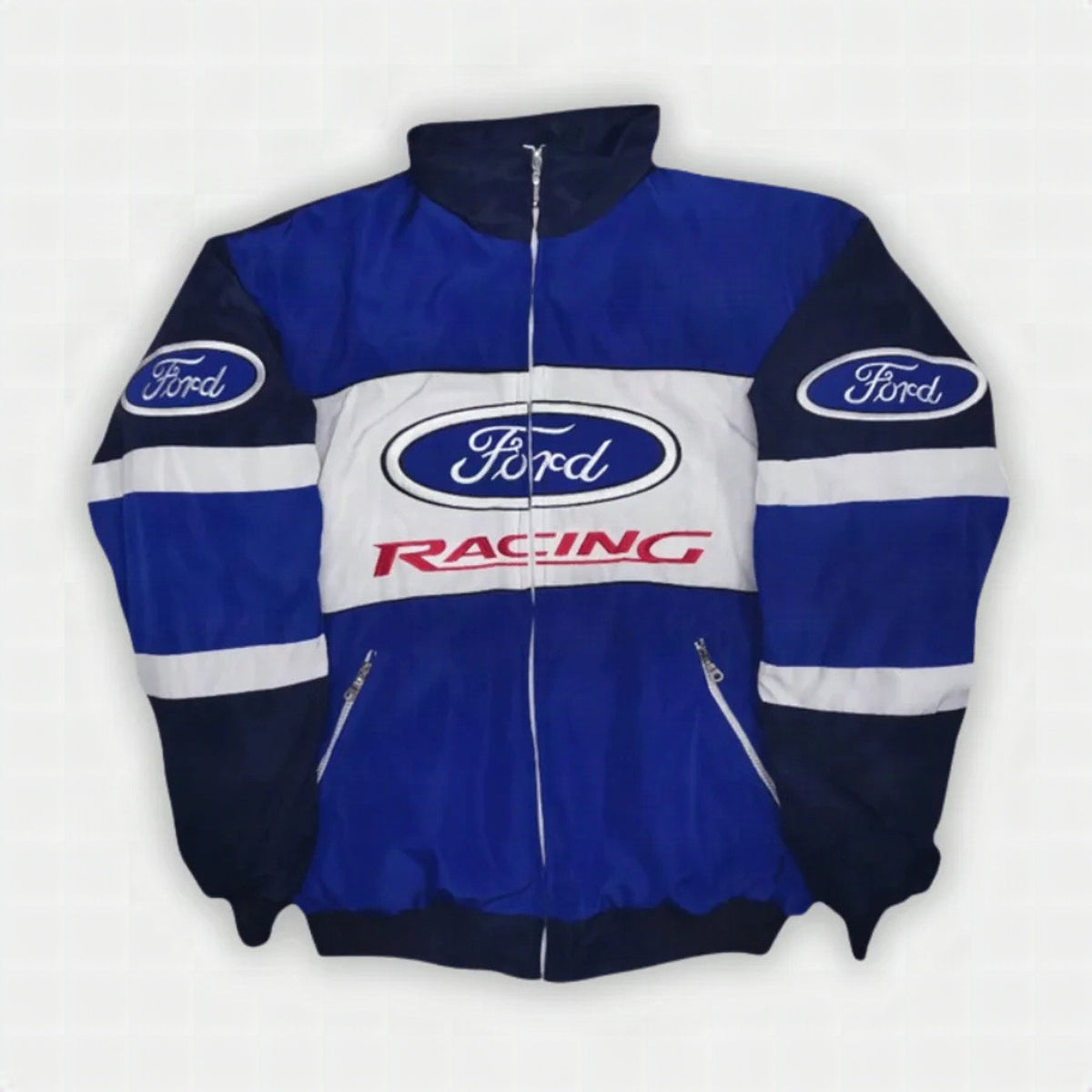 Chaqueta de carreras Ford Racing Vintage – Unisex – Retro