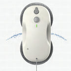 Robot limpiacristales de doble cabezal con cable y almohadillas de microfibra