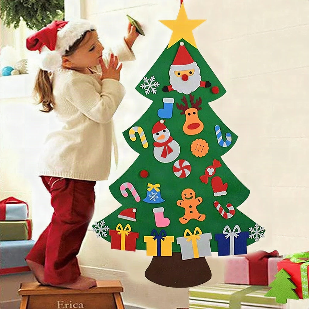 Árbol de Navidad de fieltro para niños Athetier