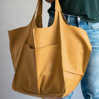 Bolso de mano oversize para mujer