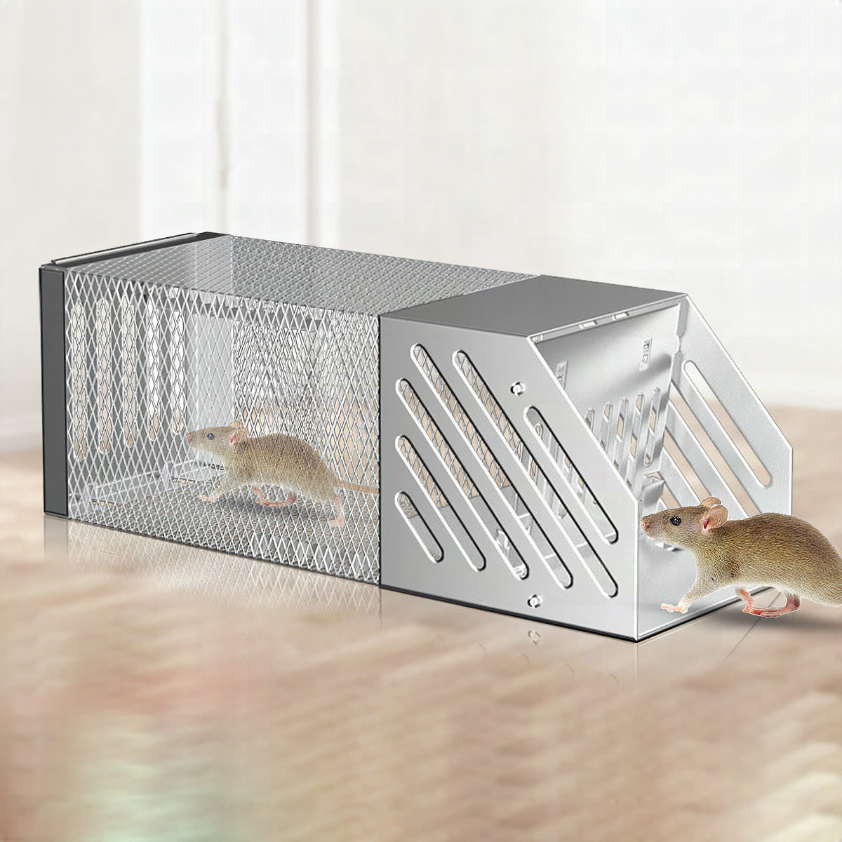 Trampa continua para ratones de una puerta