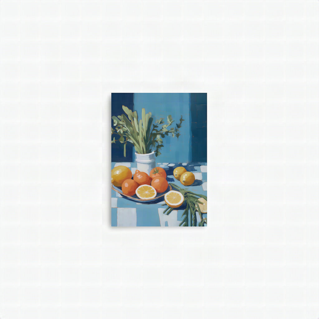 Lámina decorativa mesa con frutas