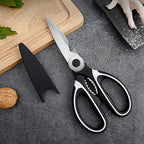 Tijeras de cocina multiusos de acero inoxidable
