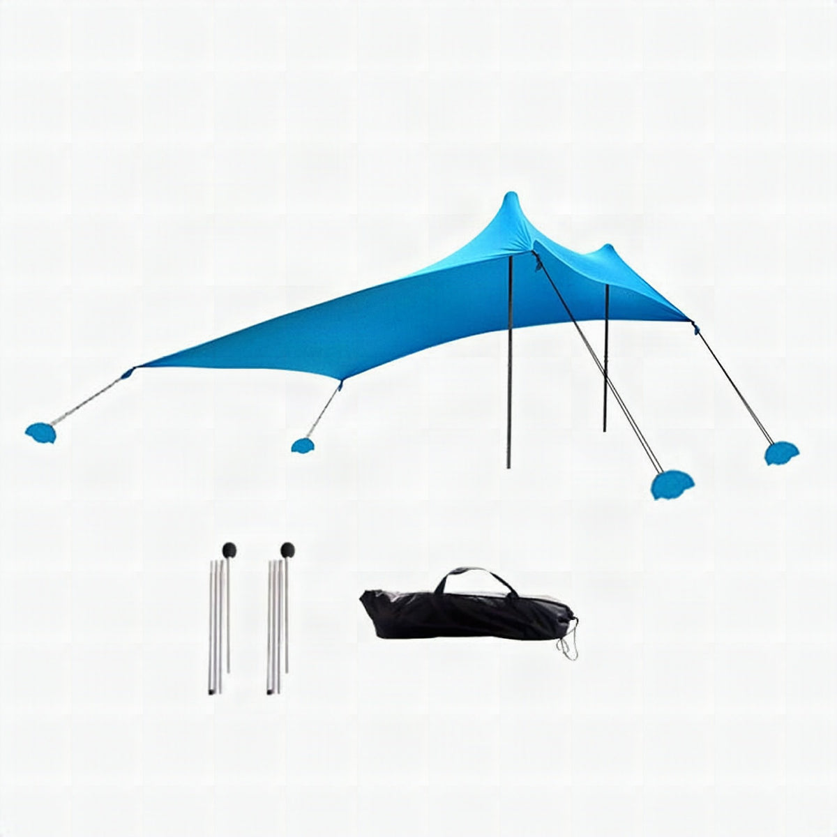 Toldo de playa lycra plegable para camping y pesca